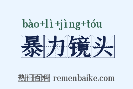 暴力镜头是什么意思的图片